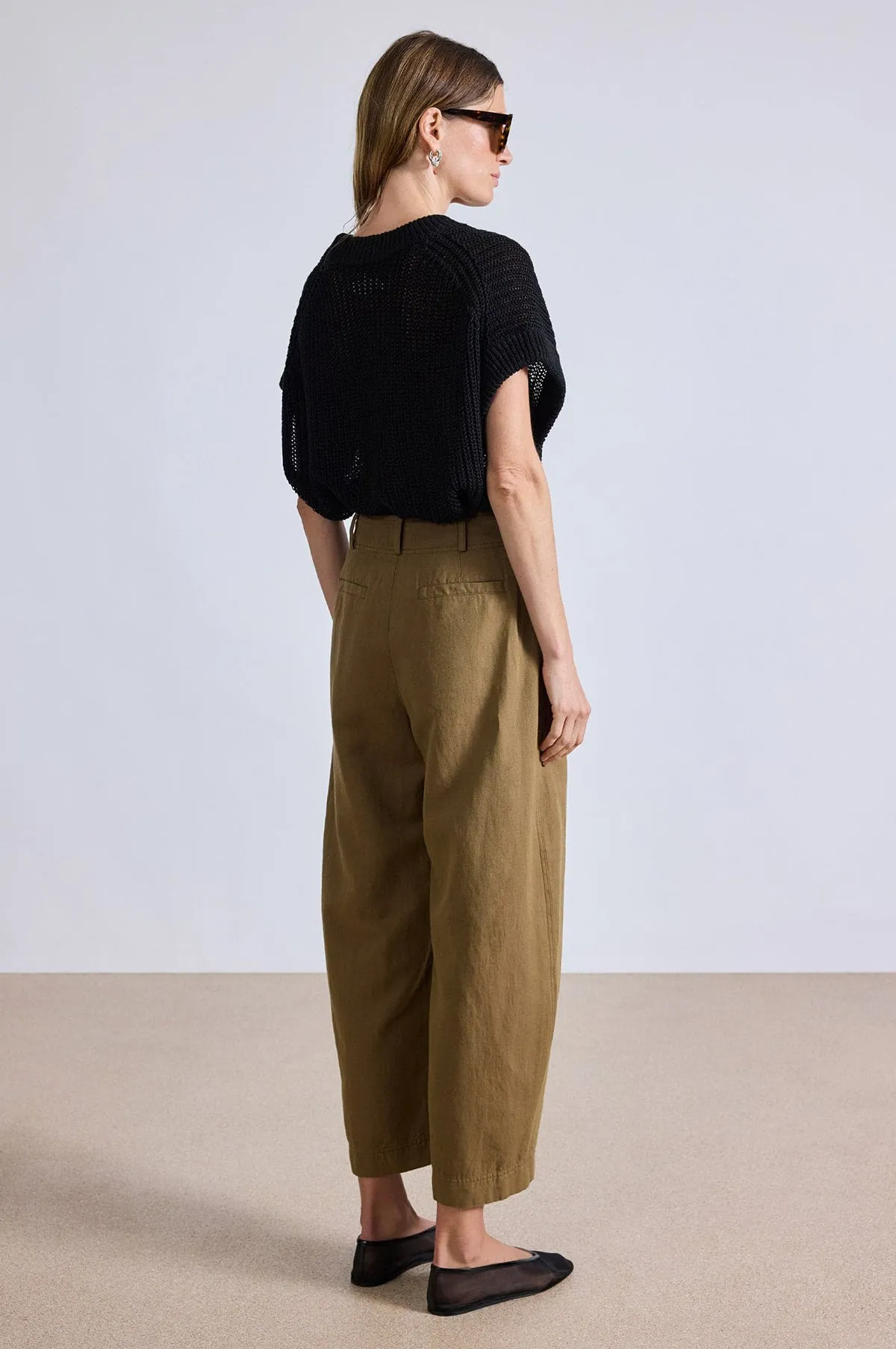 Bari Crop Trouser Toffee