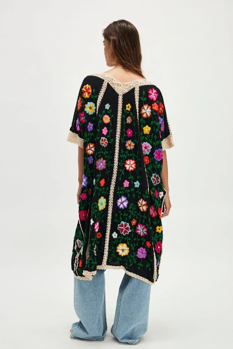 BELLA FLOR EMBROIDERED CAFTAN X FREE PEOPLE