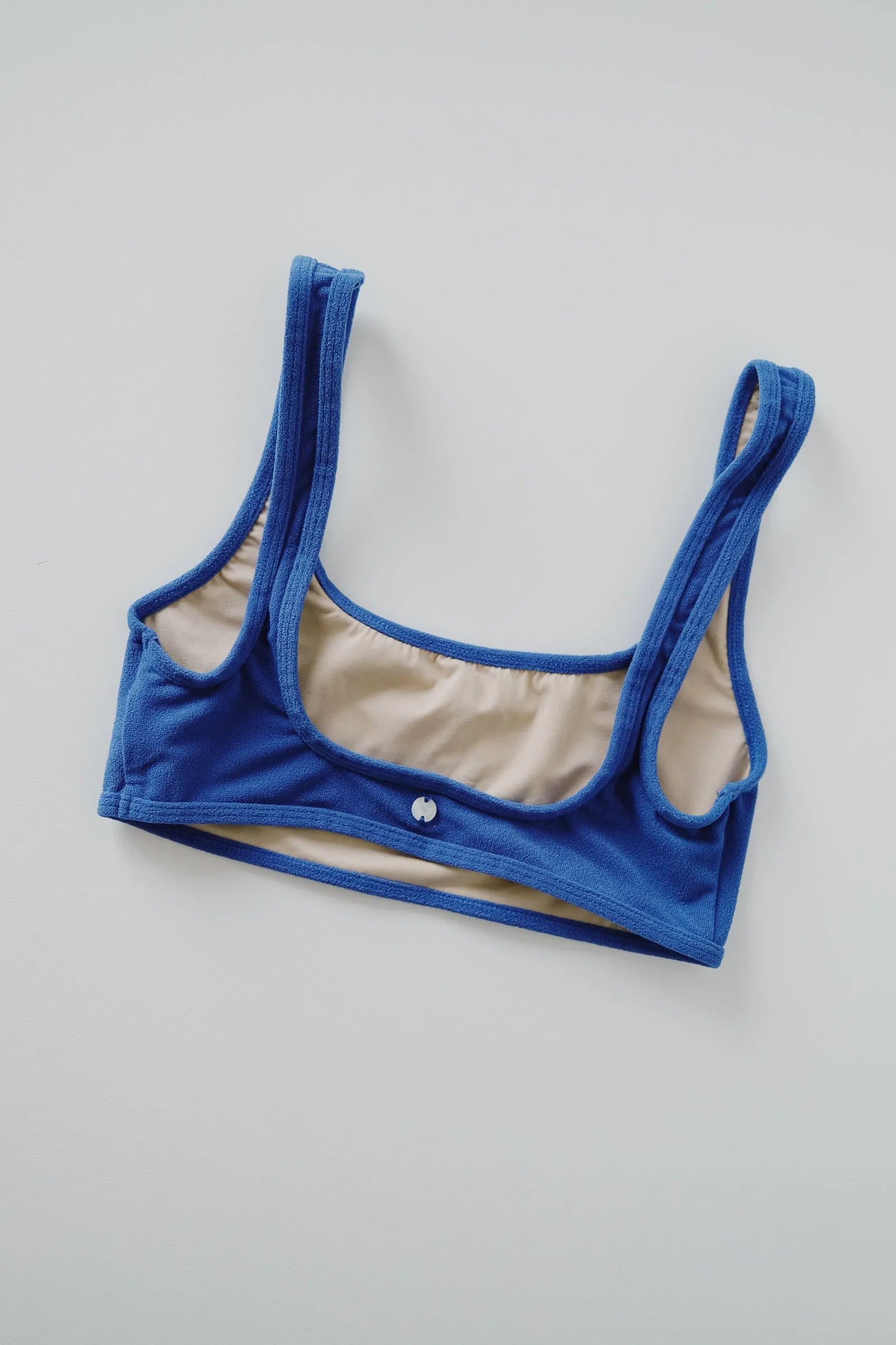 bikini top - vento - dark blue terry
