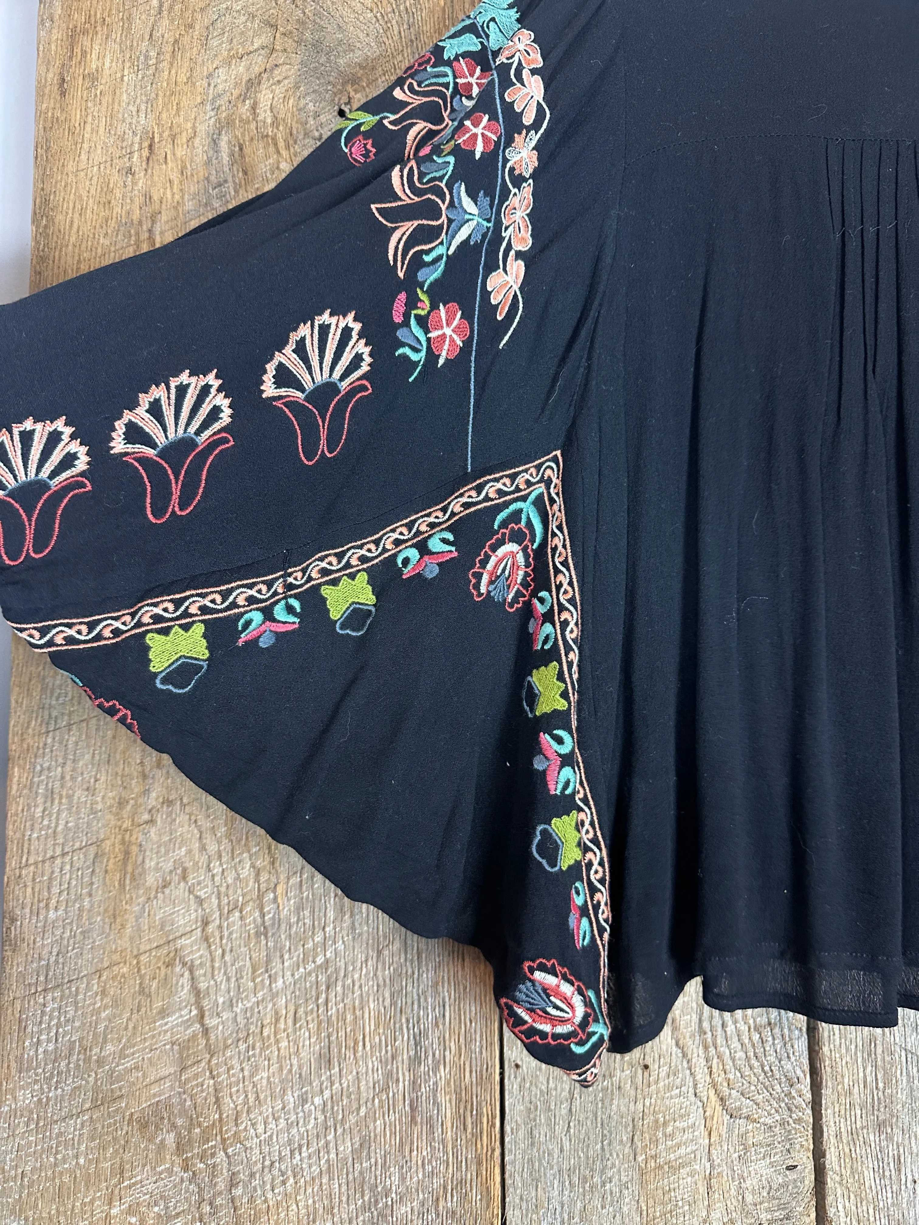 Boho Embroidered Roadtrip Top