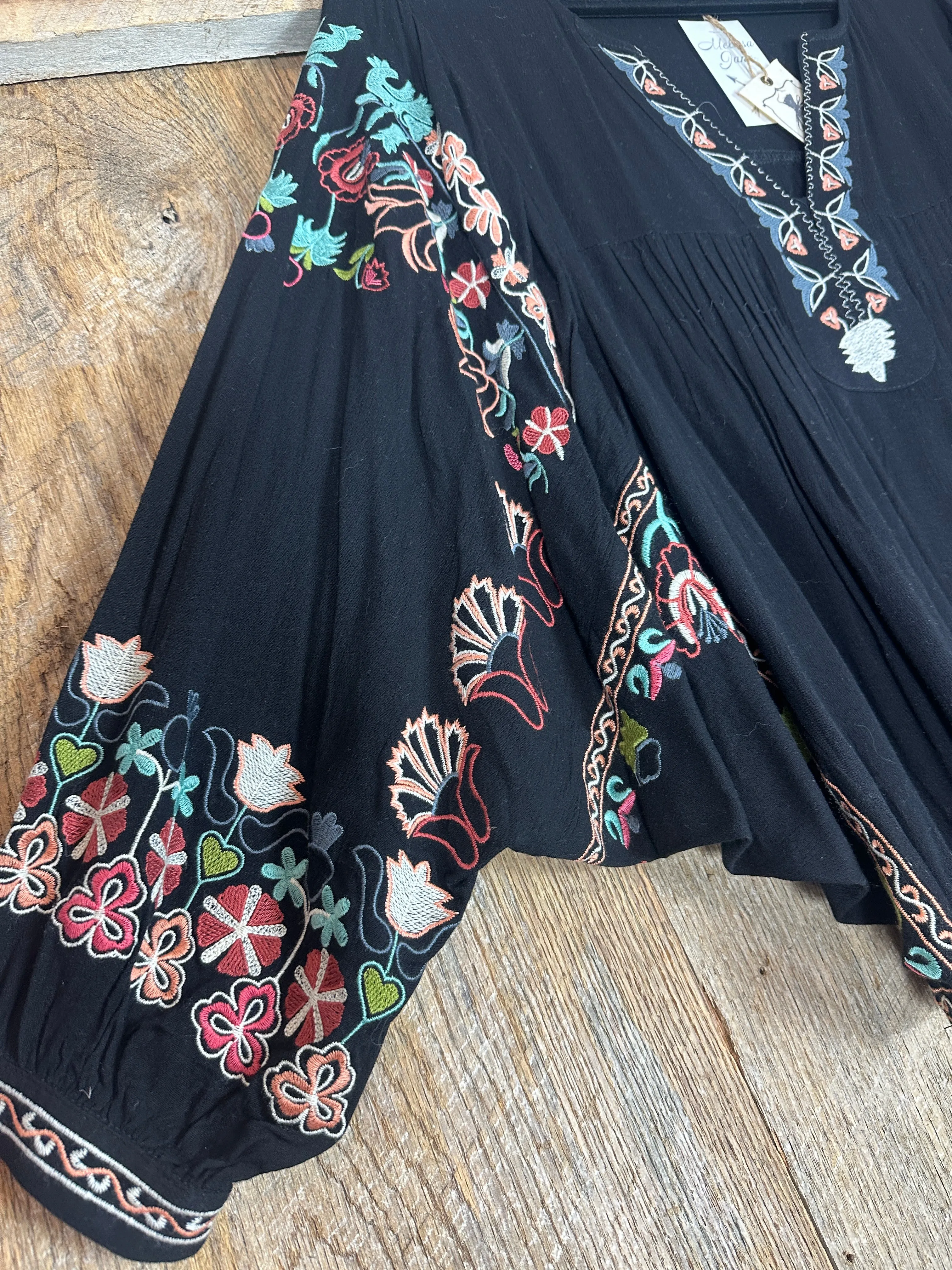 Boho Embroidered Roadtrip Top