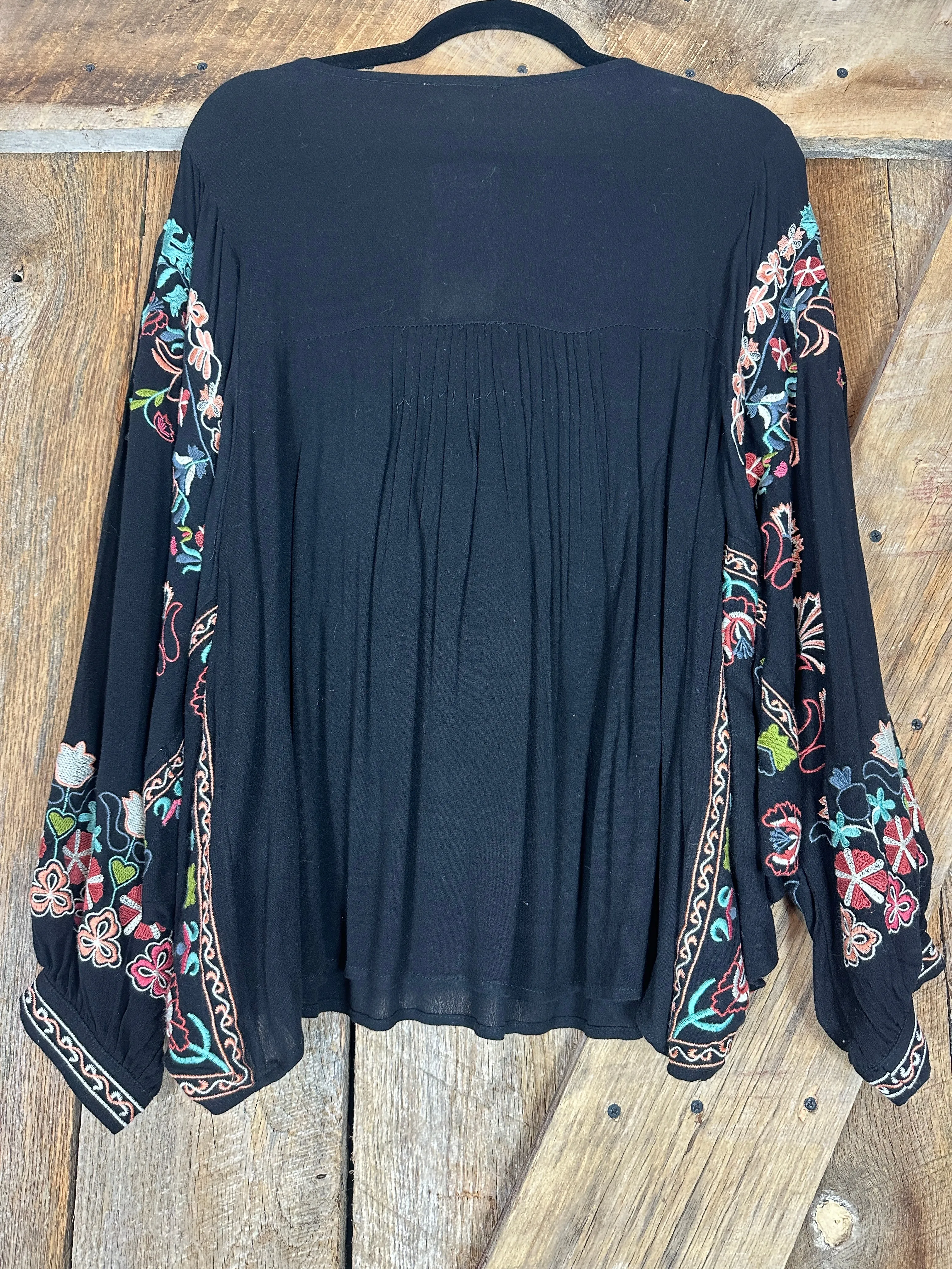 Boho Embroidered Roadtrip Top