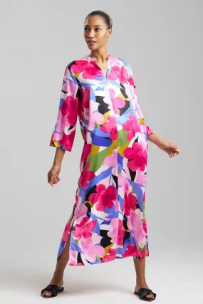 Bonita Satin Zip Caftan