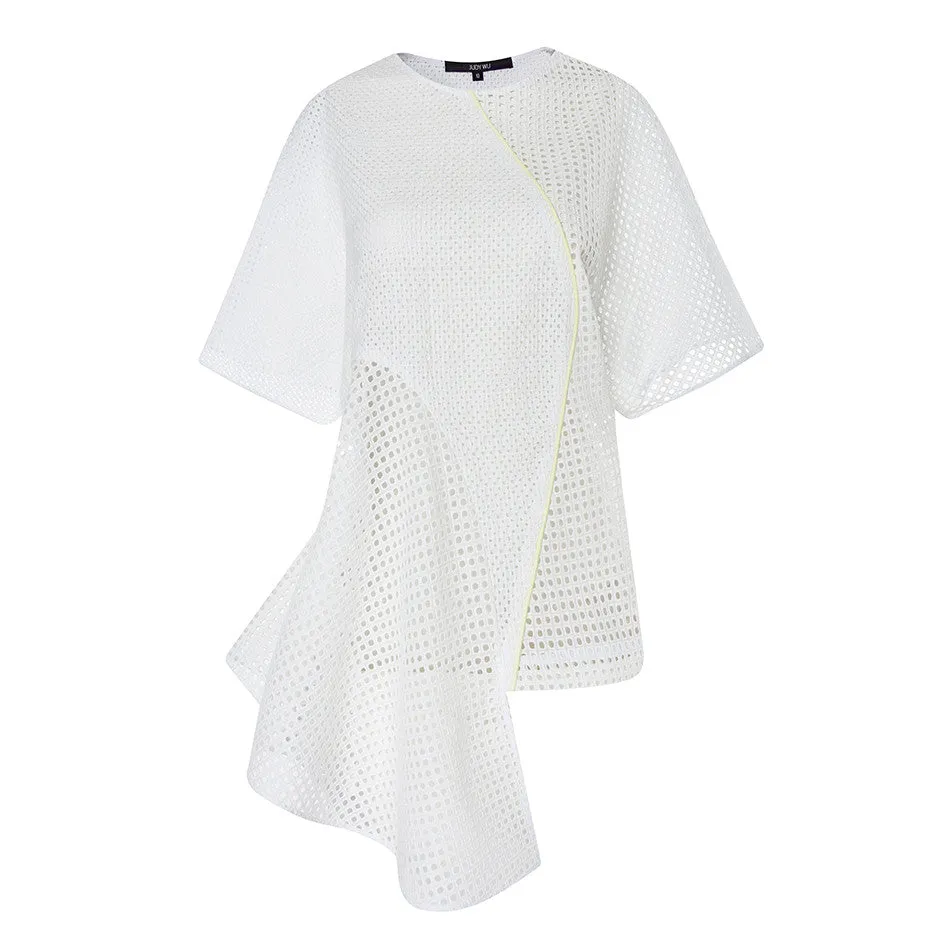 Broderie Kimono Top