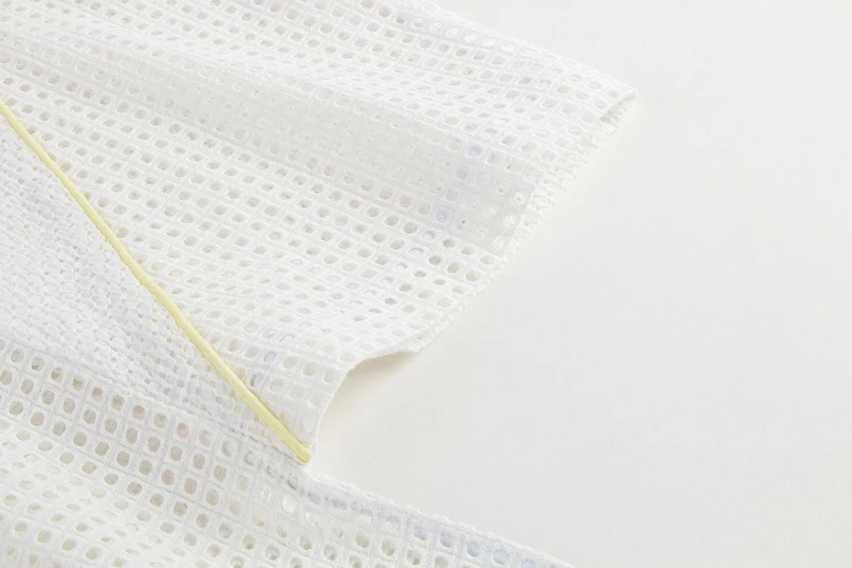Broderie Kimono Top