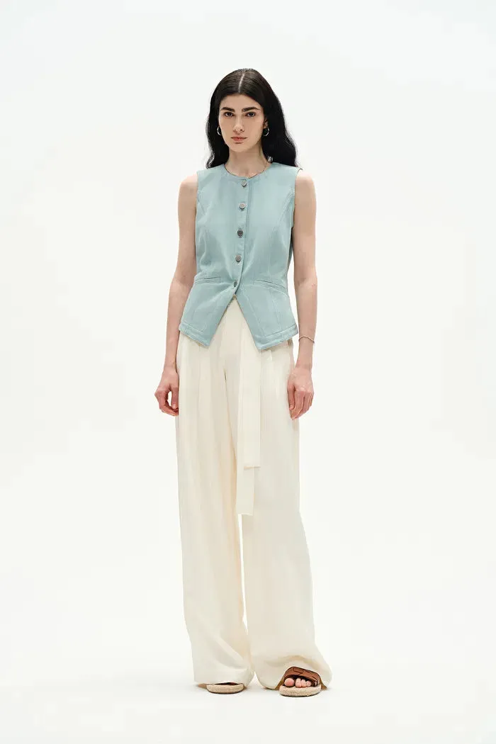 Clare Belted Pants