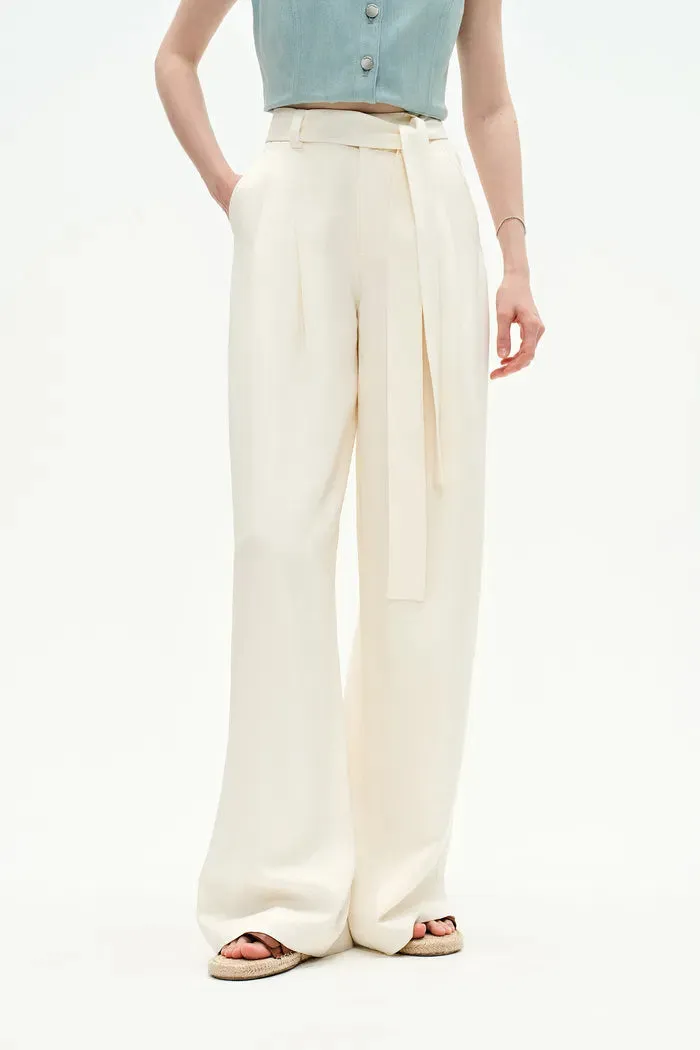 Clare Belted Pants