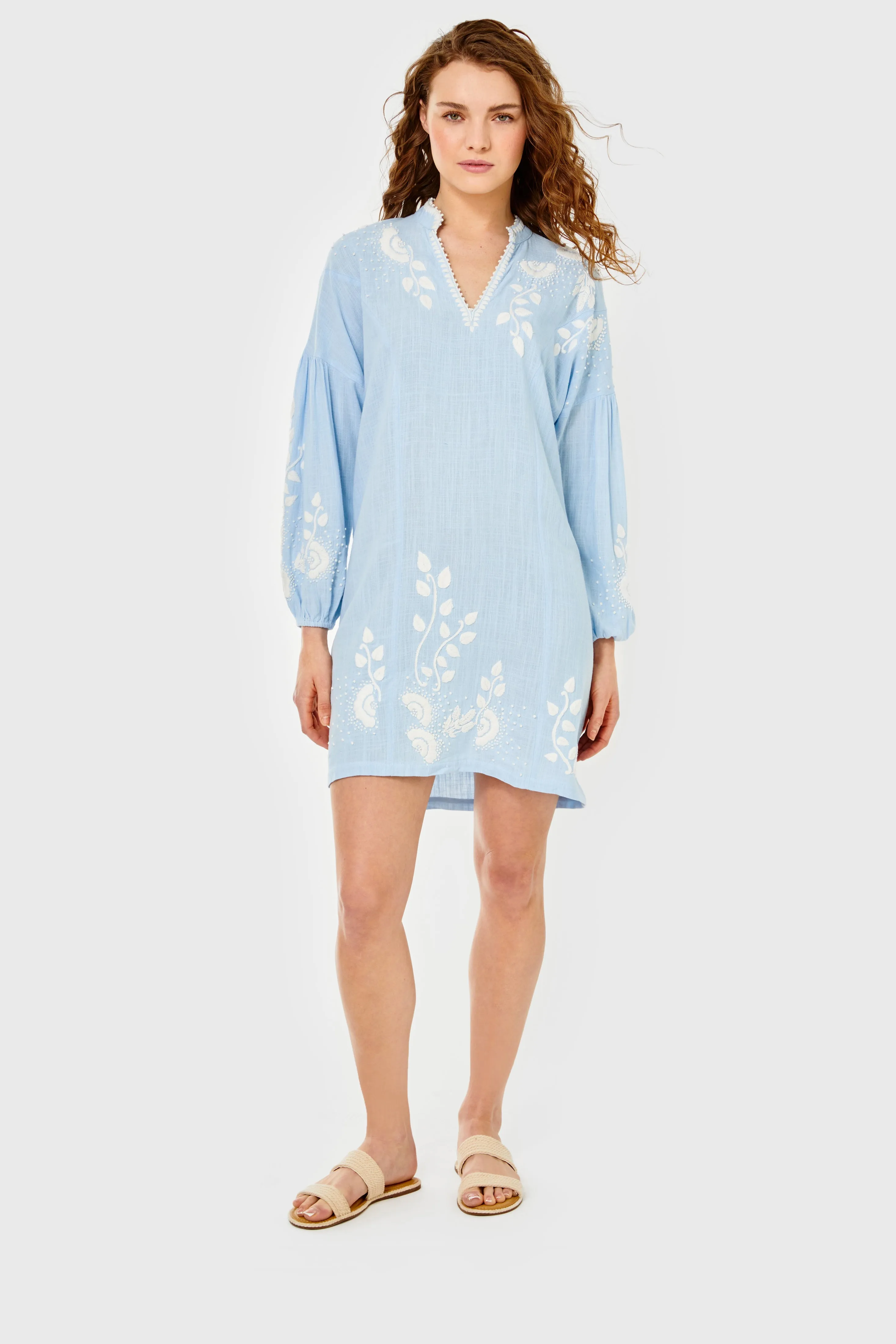 Colette Caftan-Linen-Windsurfer by Cartolina