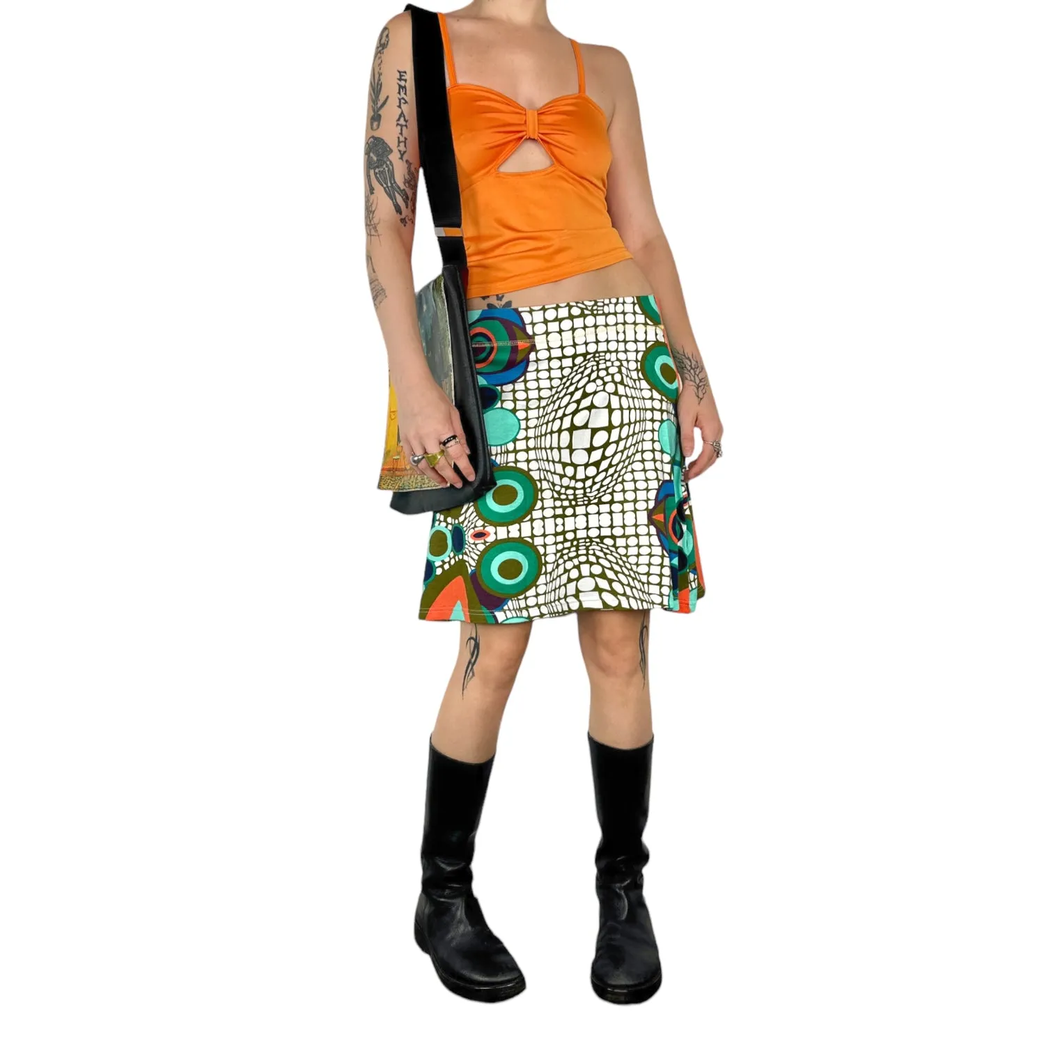 Desigual Printed Skirt [Small-Large]