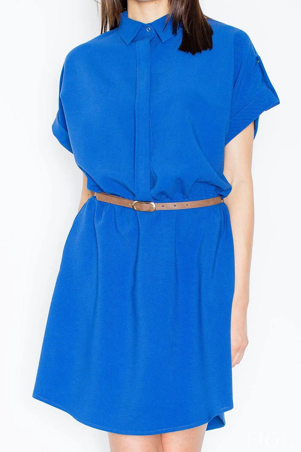Elegant Kimono Sleeve Shirt Dress for Timeless Style