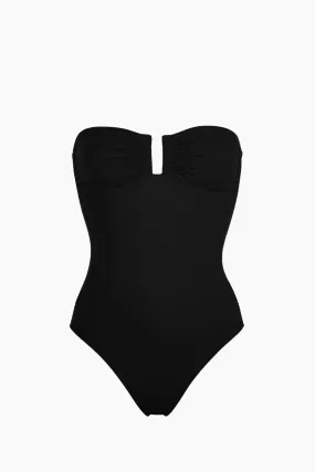 ERES Cassiopee Strapless One Piece Swimsuit - Ultra Black