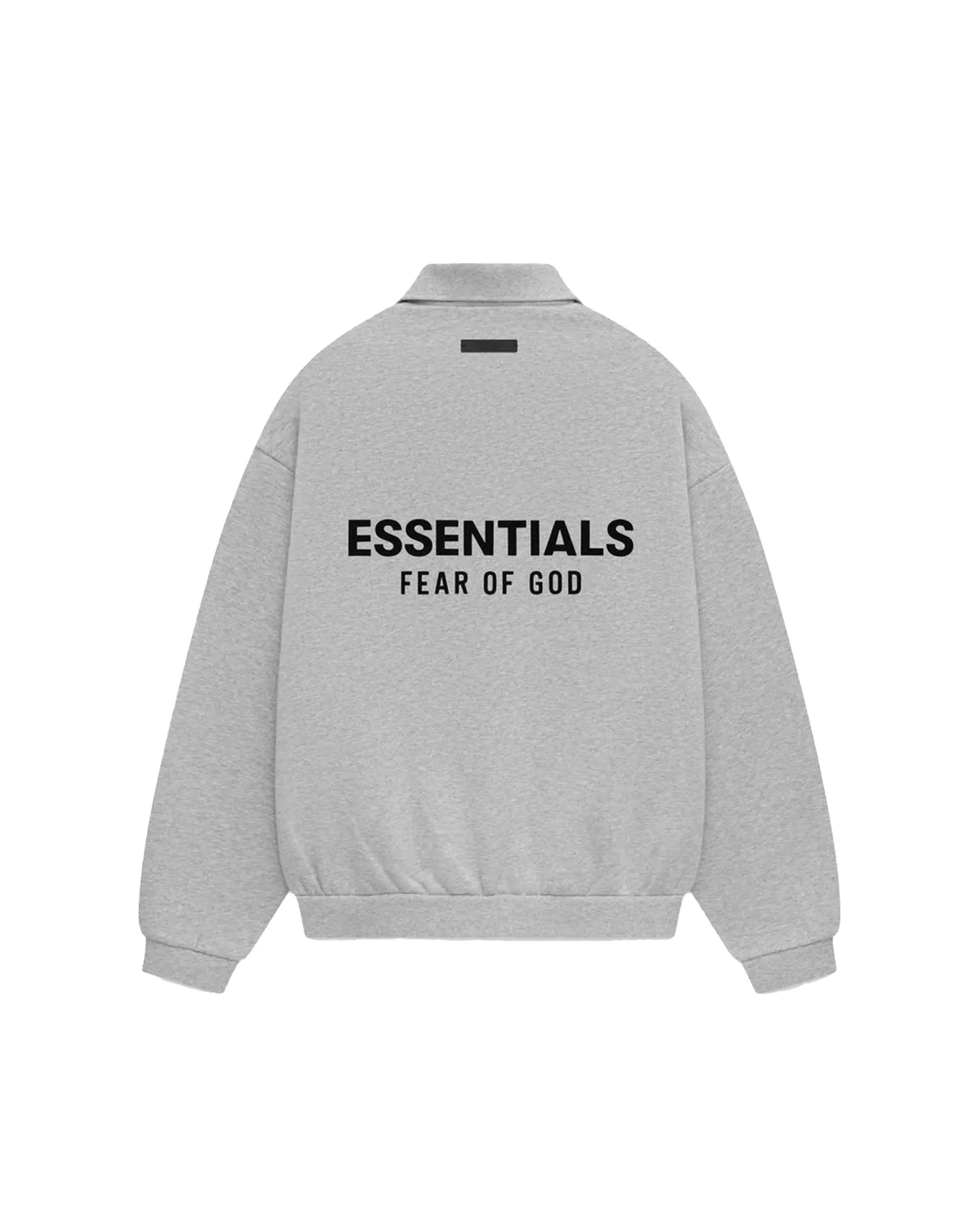 Fleece Polo - Light Heather Gray