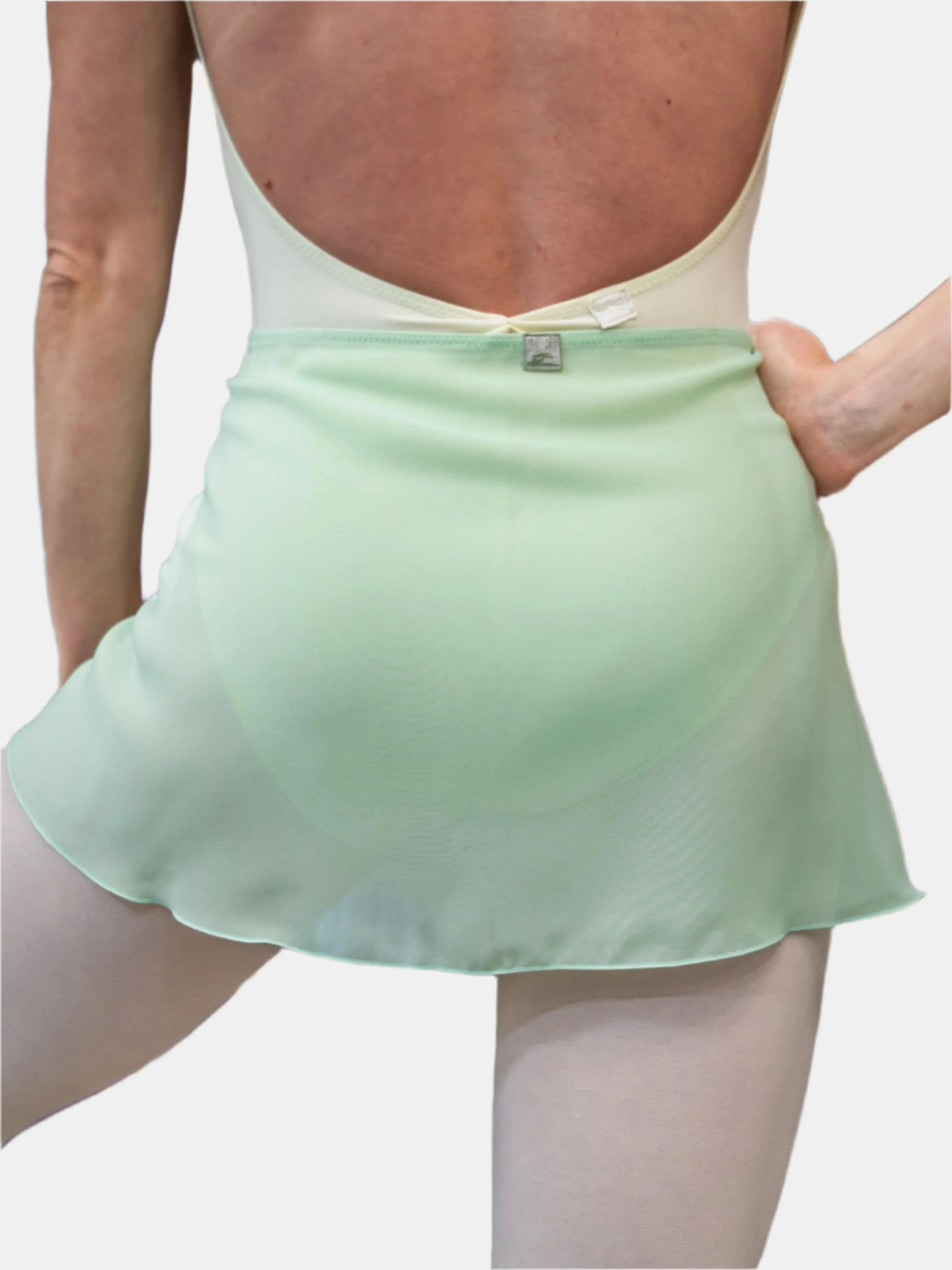 Green Apple Wrap Short Dance Skirt MP301