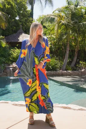 Hanalei Open Shoulder Caftan
