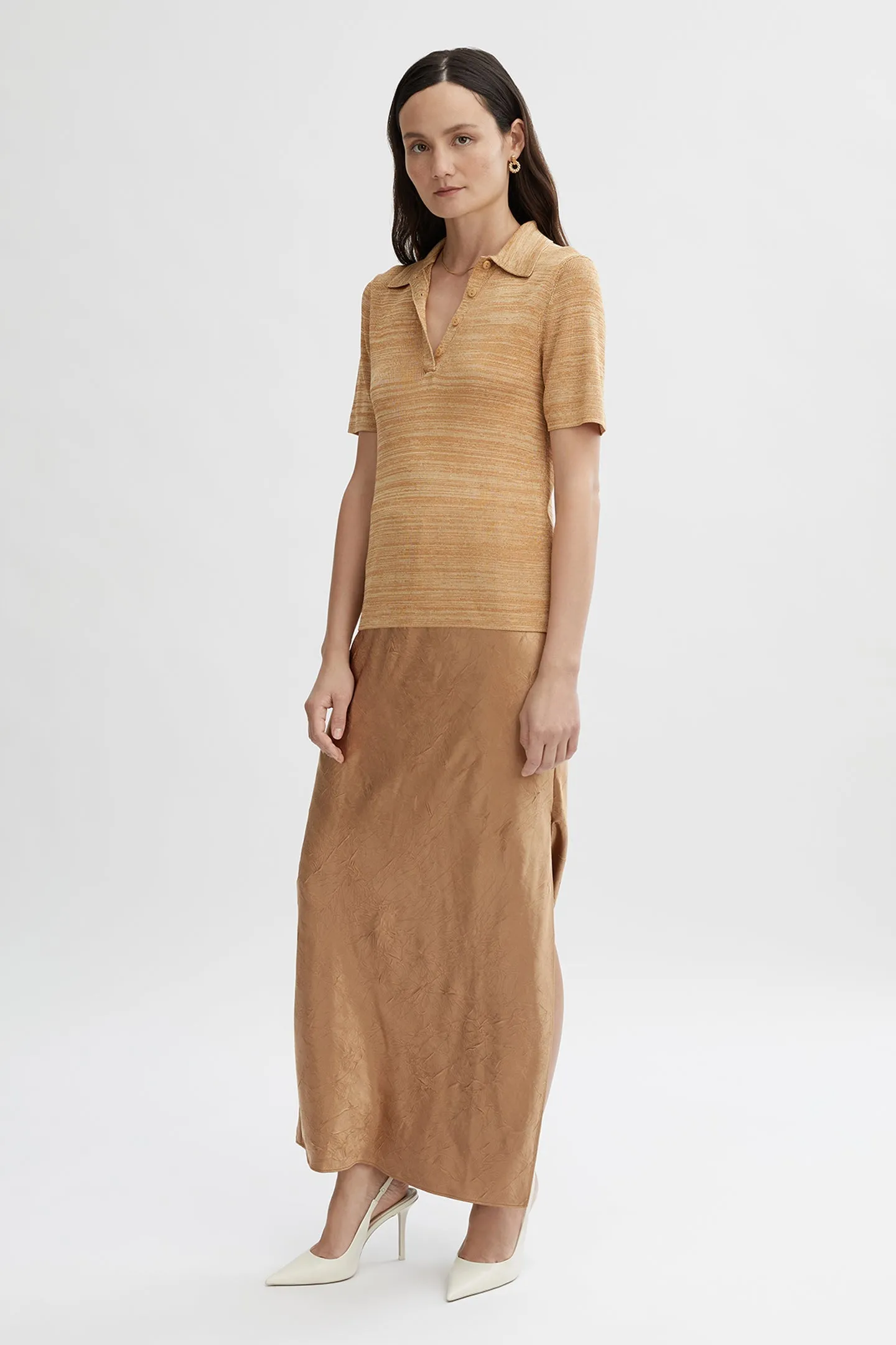 Hanna Polo Knit Tee