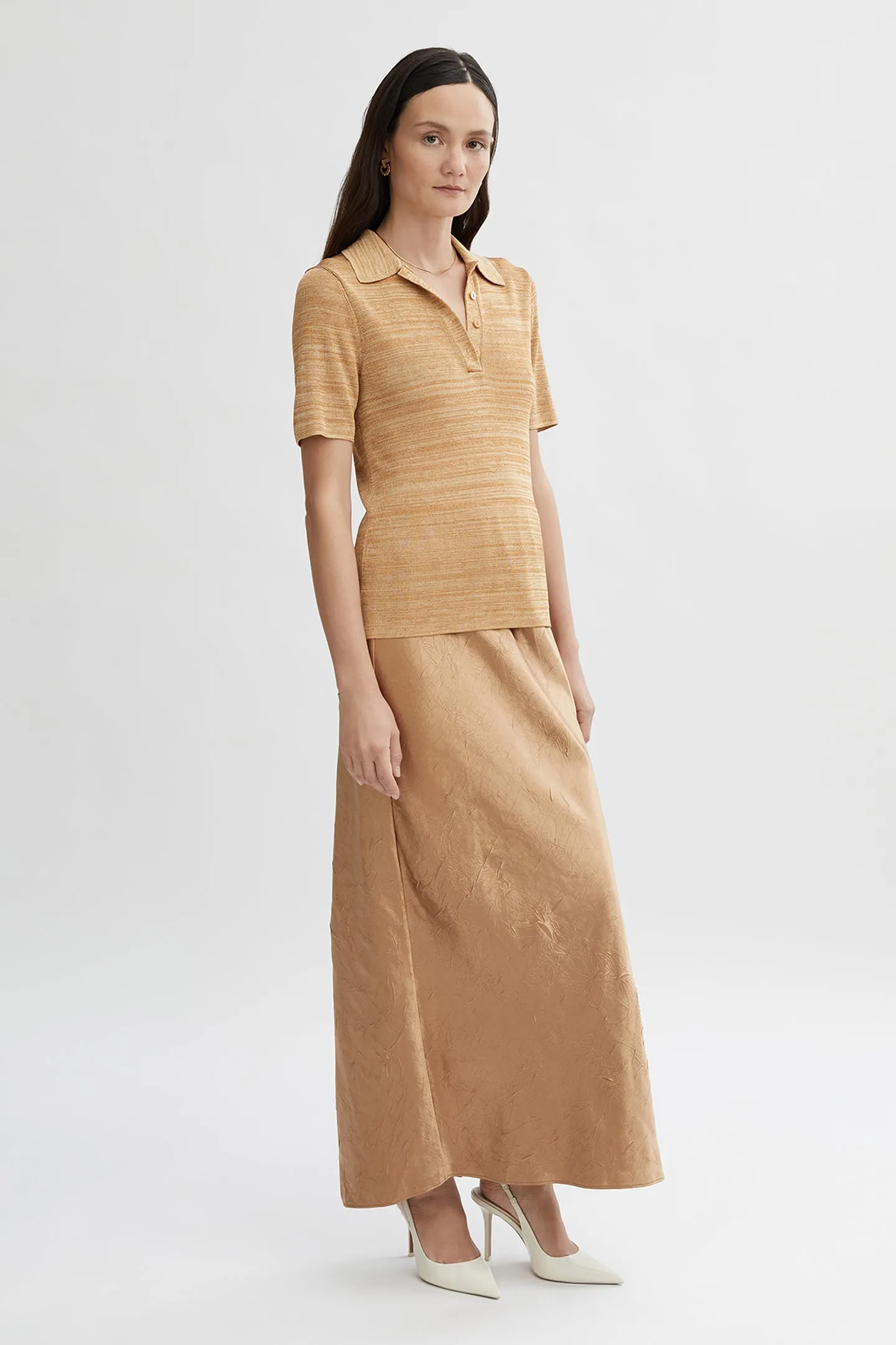 Hanna Polo Knit Tee