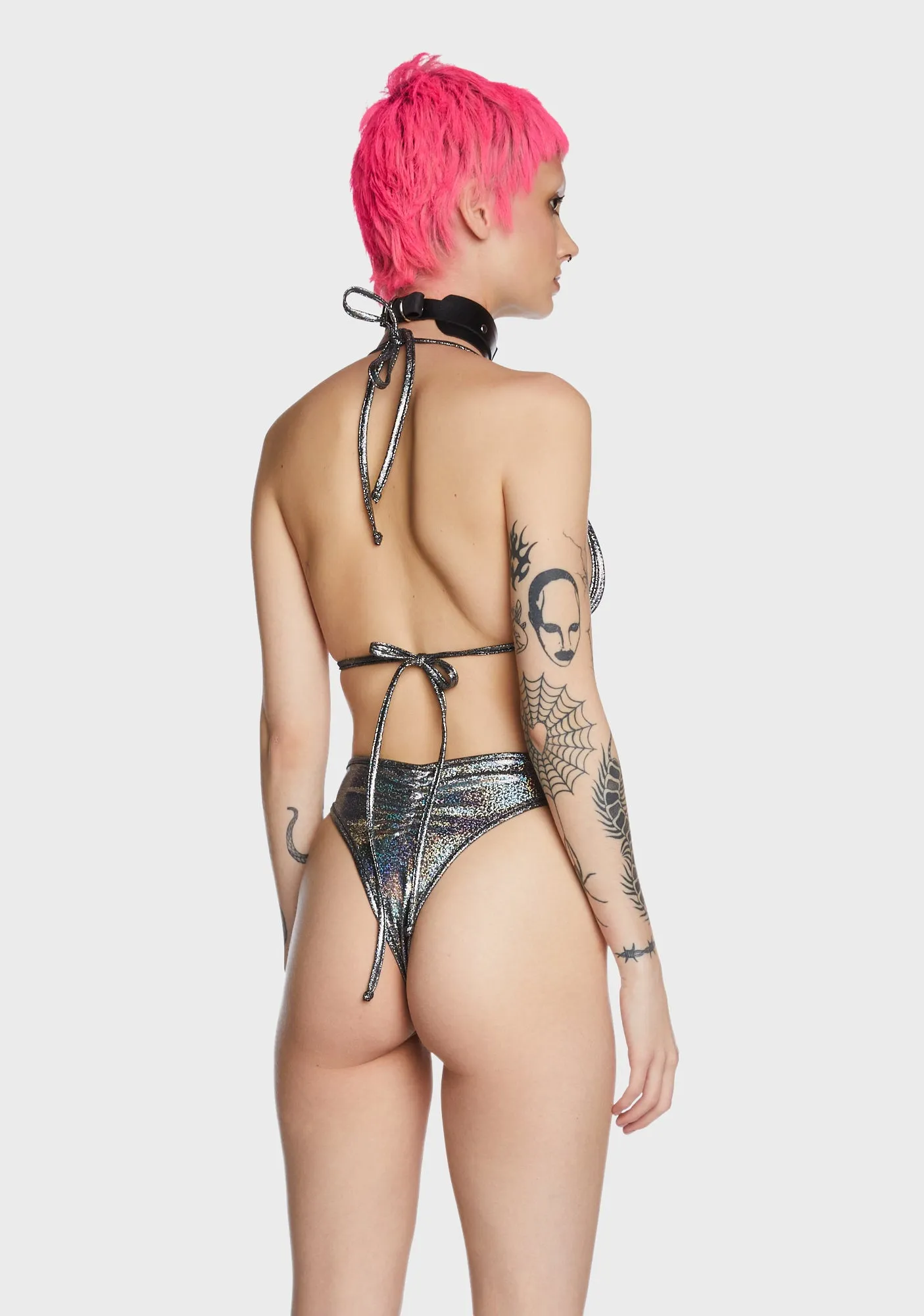 Hologram Triangle Bikini Top