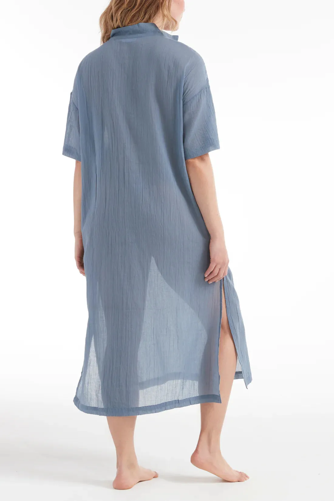 Indigo Tiffany Caftan