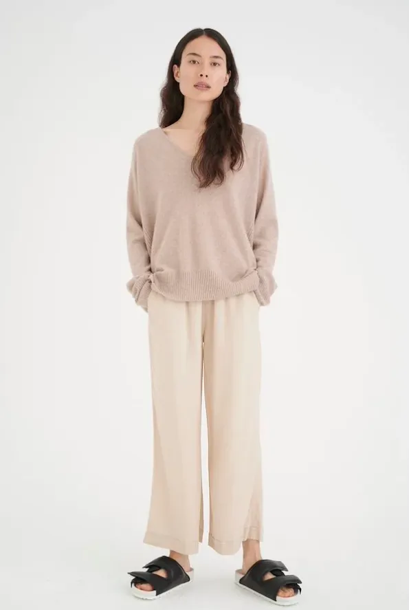 INWEAR<BR>
Driza Culotte Trousers<BR>
Sand<BR>