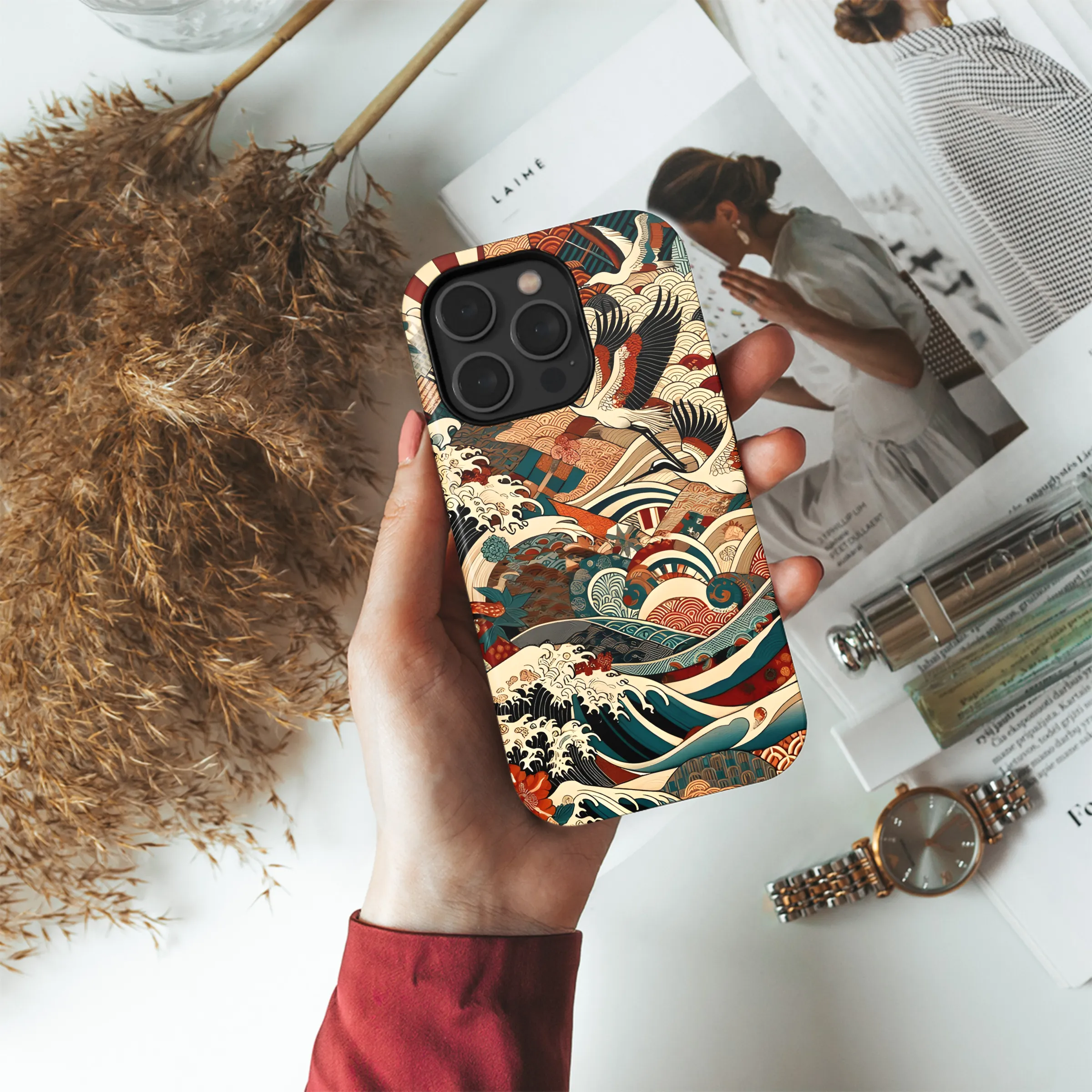 Japanese Kimono Phone Case iPhone Samsung Cover Pixel 2747