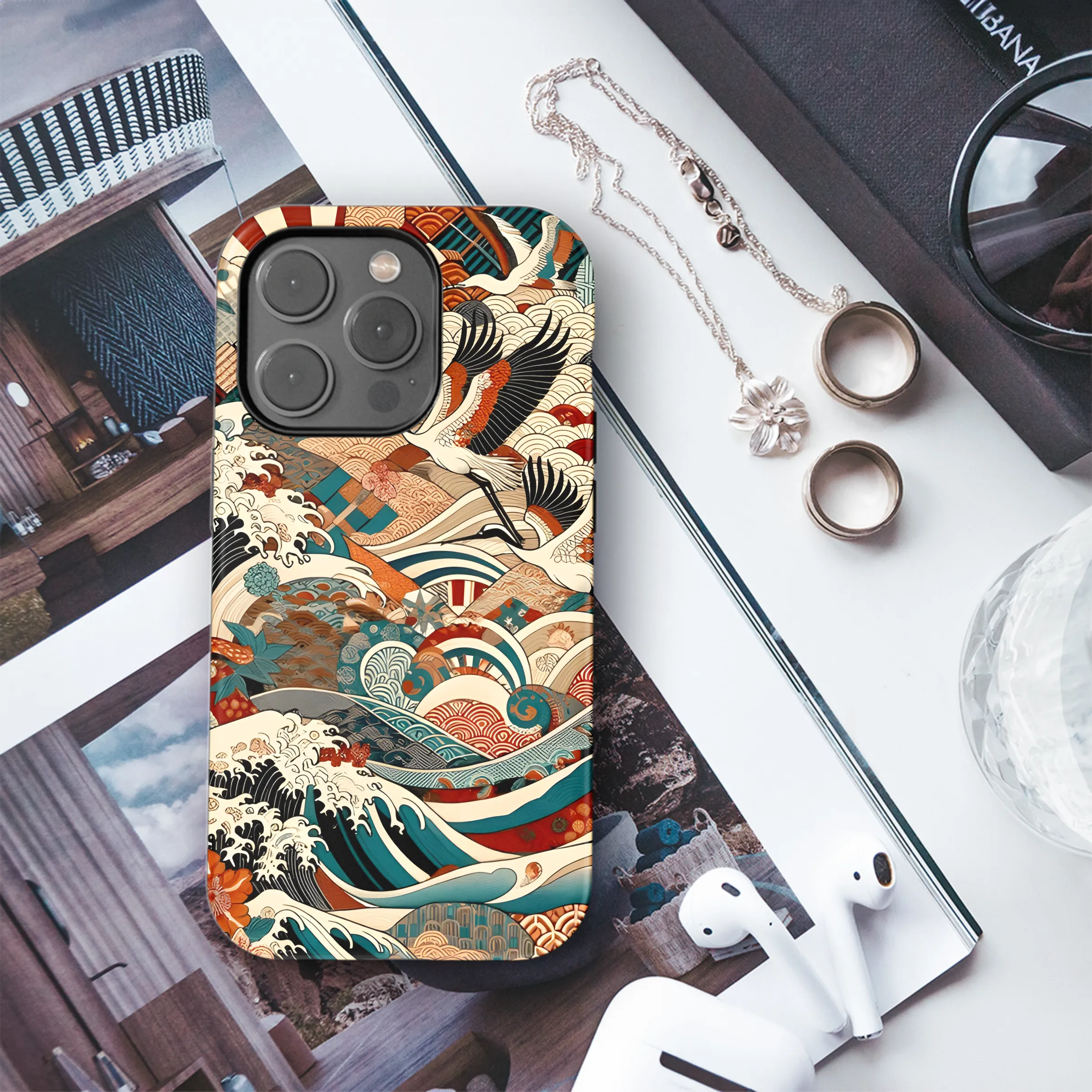 Japanese Kimono Phone Case iPhone Samsung Cover Pixel 2747