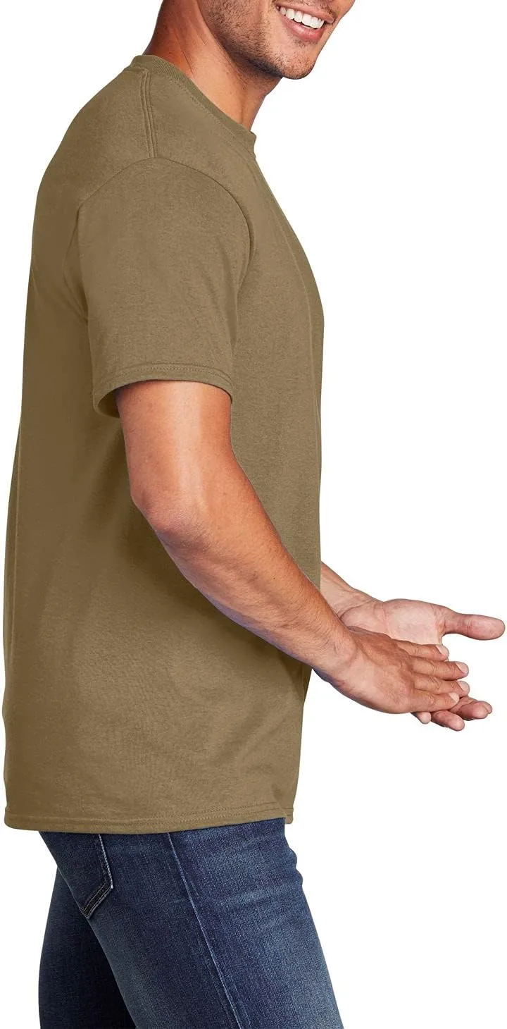 JustBlanks Mens 100% Cotton T-Shirt for Men Short Sleeves Men's t-Shirt Crew T-Shirt Crewneck Tee