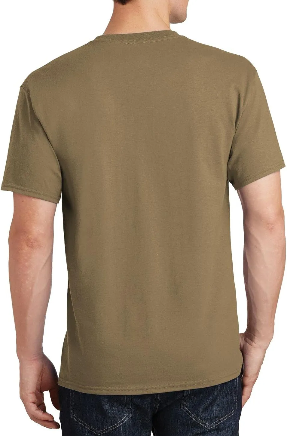JustBlanks Mens 100% Cotton T-Shirt for Men Short Sleeves Men's t-Shirt Crew T-Shirt Crewneck Tee