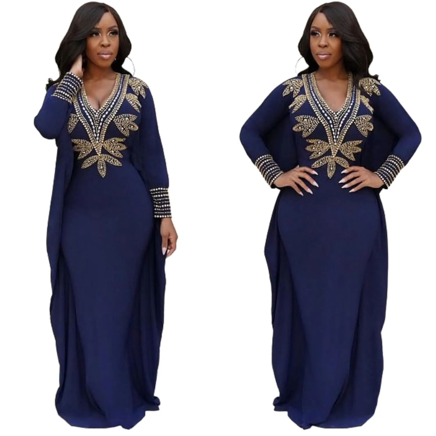 Kaftan Kaftans beautiful Caftan Women Womens Plus Size Caftan nightgowns formal casual cocktail evening wear outfit (blue, One size fit from Small until XLarge size)