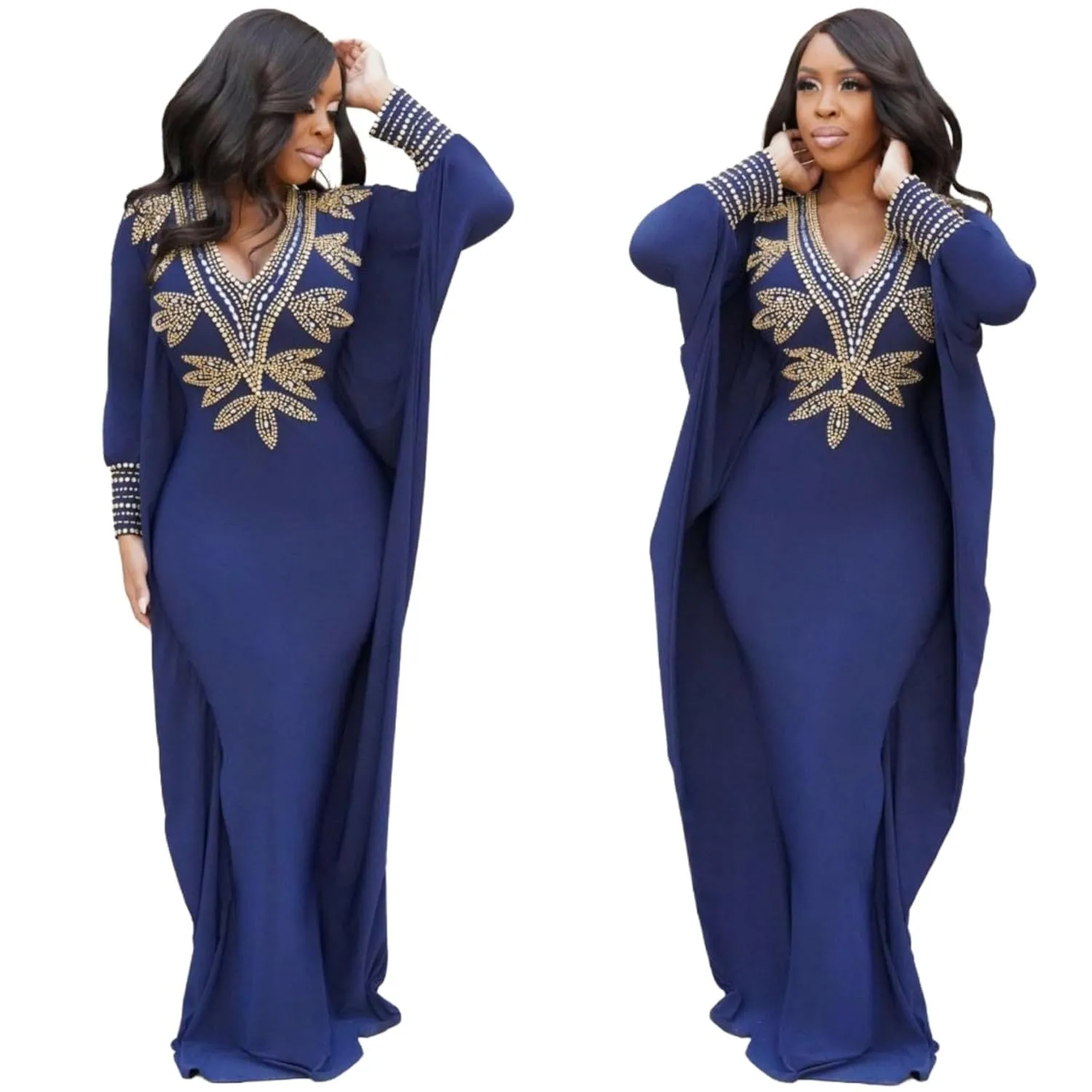 Kaftan Kaftans beautiful Caftan Women Womens Plus Size Caftan nightgowns formal casual cocktail evening wear outfit (blue, One size fit from Small until XLarge size)