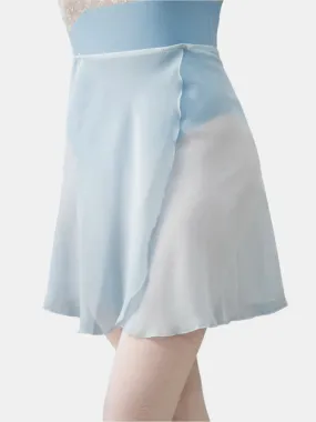 Light Blue Wrap Short Dance Skirt MP345