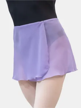Lilac Wrap Short Dance Skirt MP301