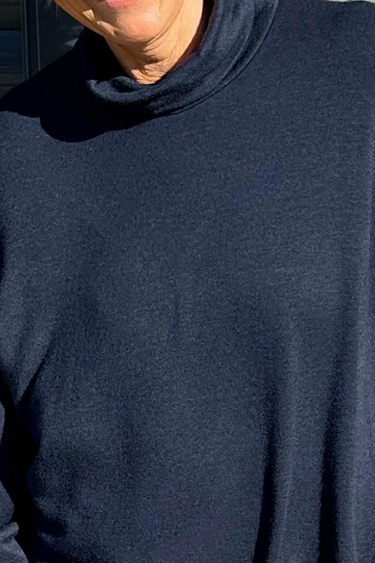 Lillian Polo Neck Jumper Navy