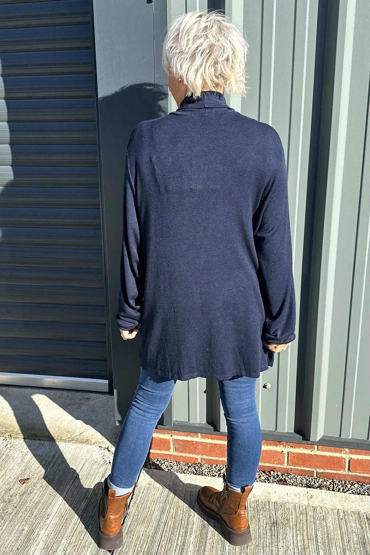 Lillian Polo Neck Jumper Navy