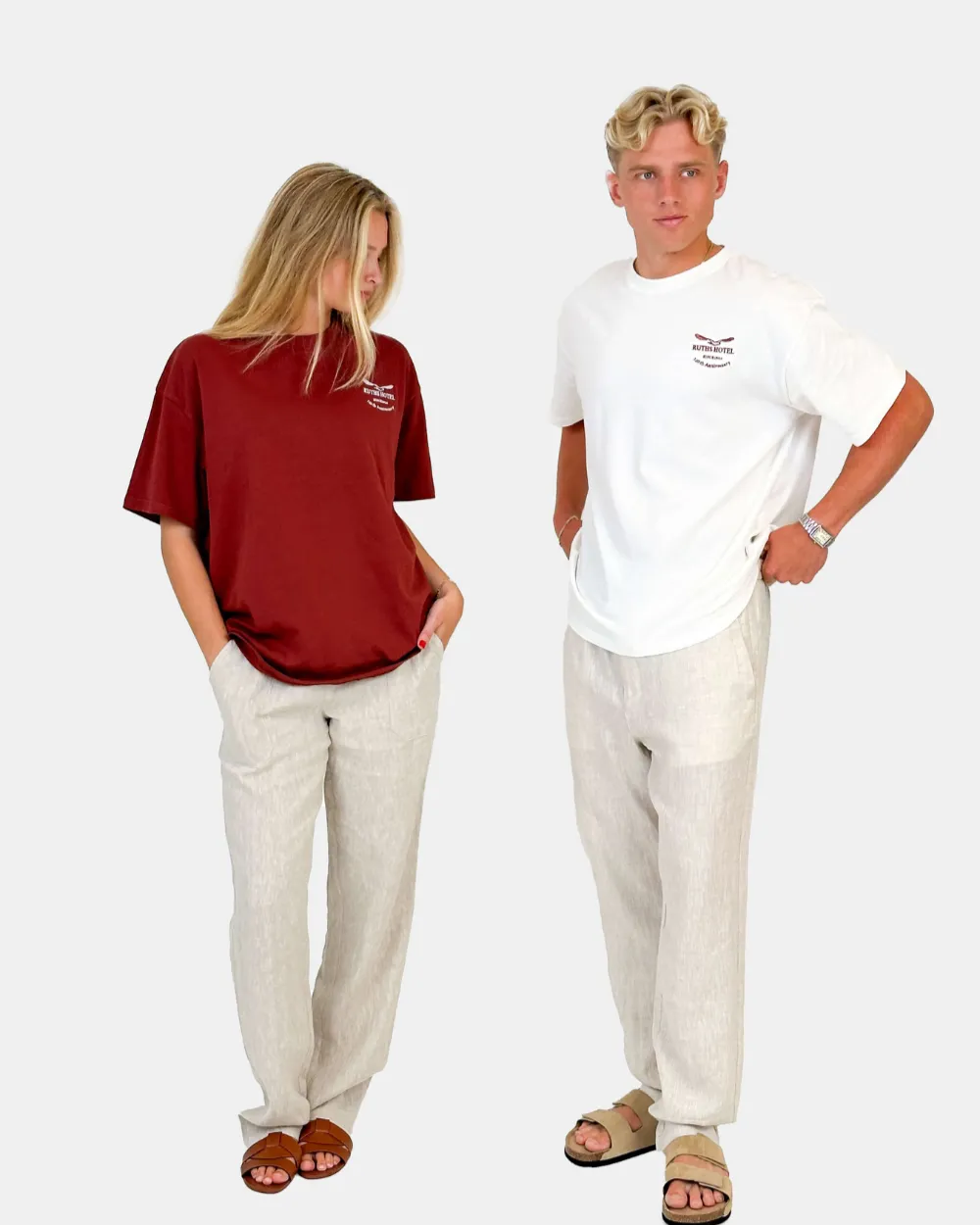 Linen Pants Beige / Ruths 120 years