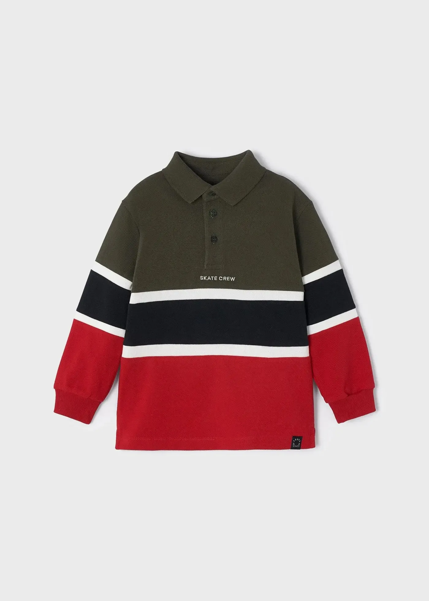 Long Sleeved Multi Color Polo Shirt Boy | Mayoral