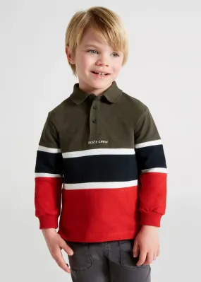 Long Sleeved Multi Color Polo Shirt Boy | Mayoral