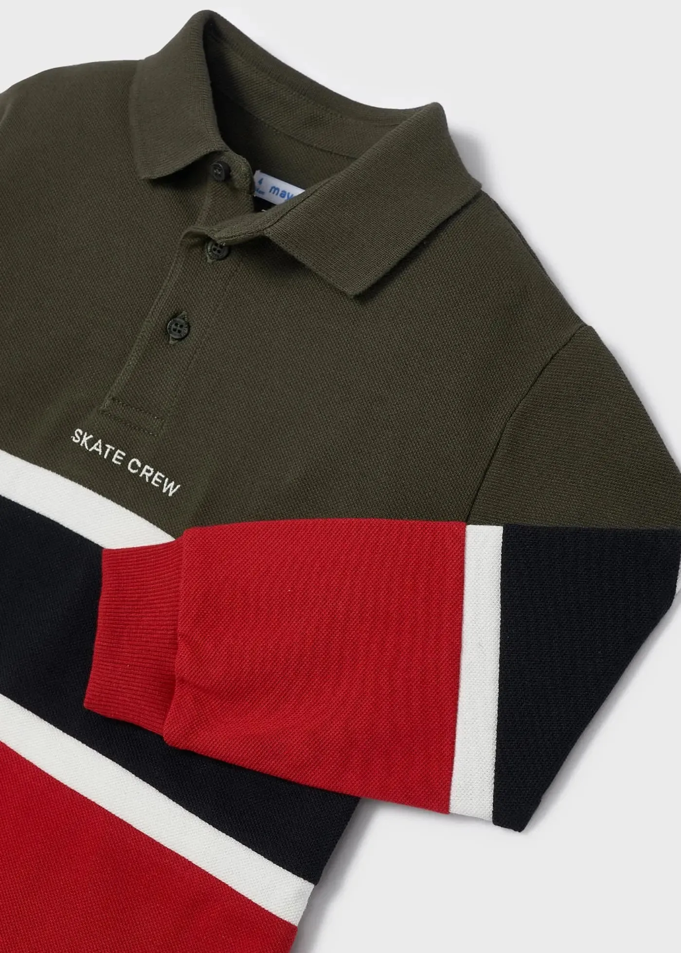 Long Sleeved Multi Color Polo Shirt Boy | Mayoral