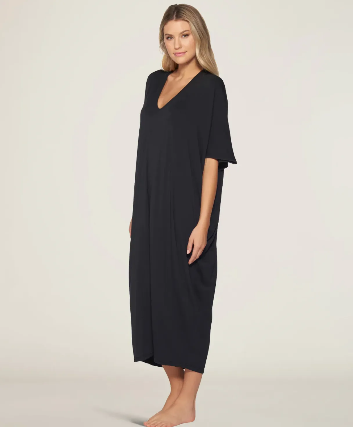 Luxe Milk Jersey Caftan