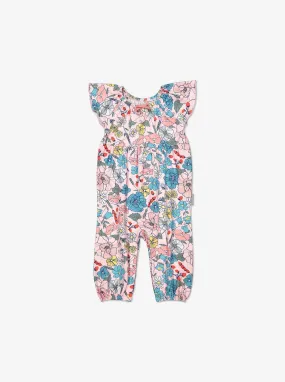 Meadow Print Baby Playsuit