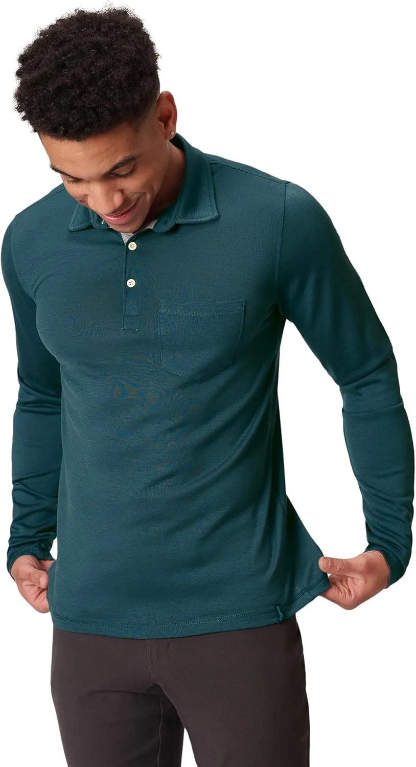 Men's Merino Polo by Woolly | RWS Certified | Super Soft, Classic Style, Seattle Designed