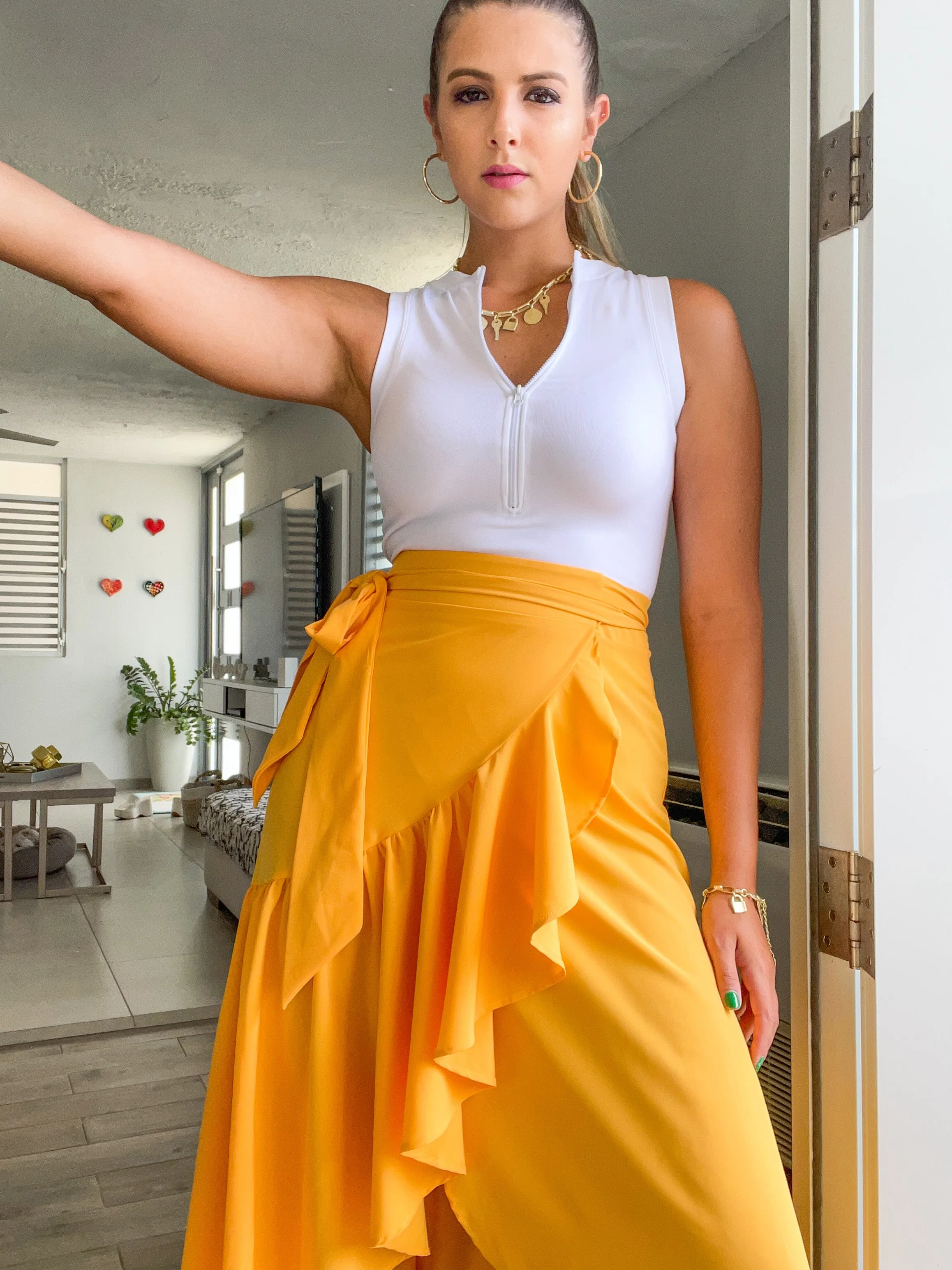 MUSTARD WRAP AROUND