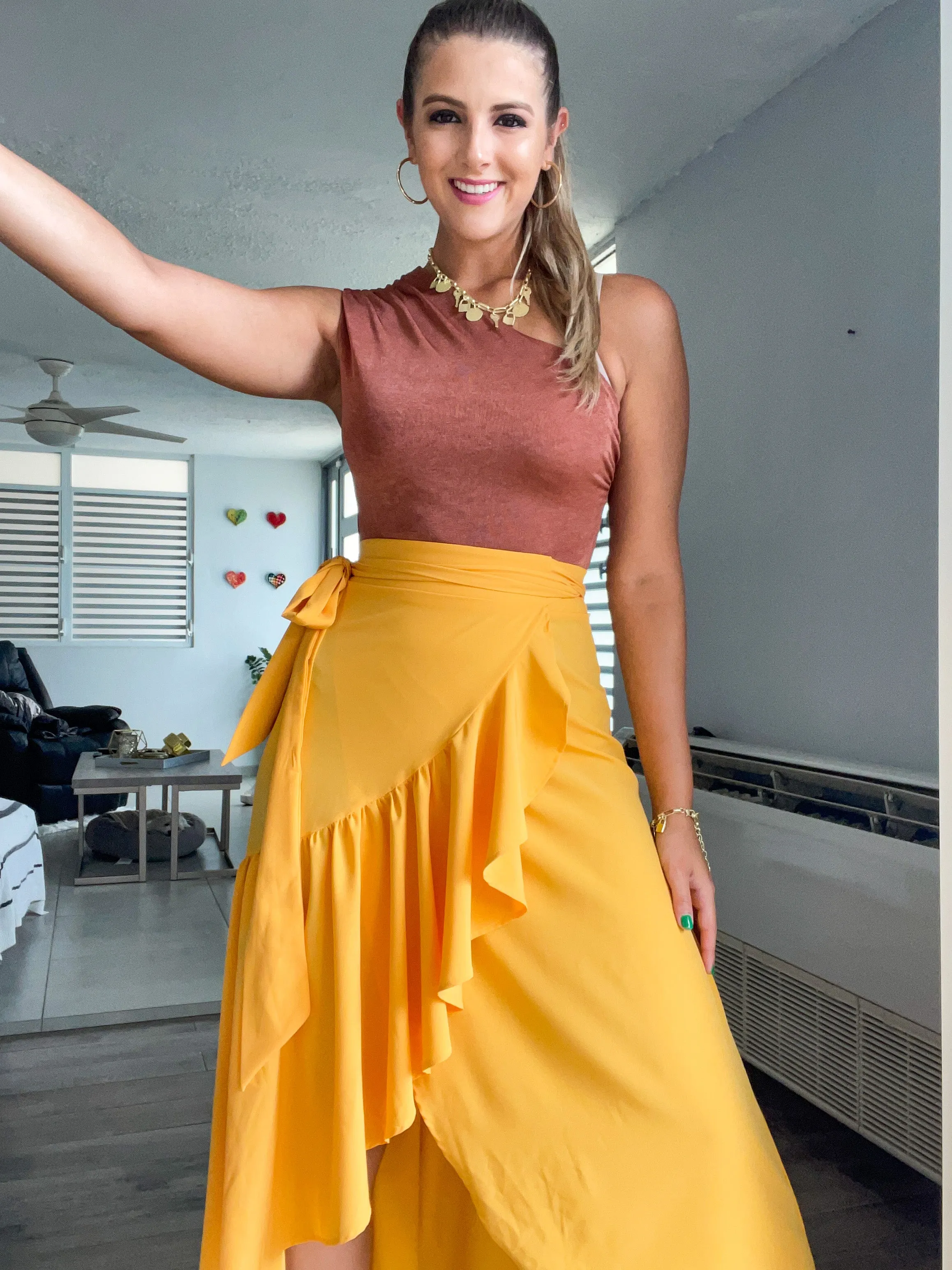 MUSTARD WRAP AROUND