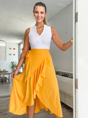 MUSTARD WRAP AROUND