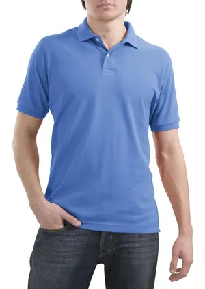 NEW  District Threads - Modern Pique Polo.  DT3000