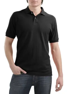 NEW  District Threads - Modern Pique Polo.  DT3000
