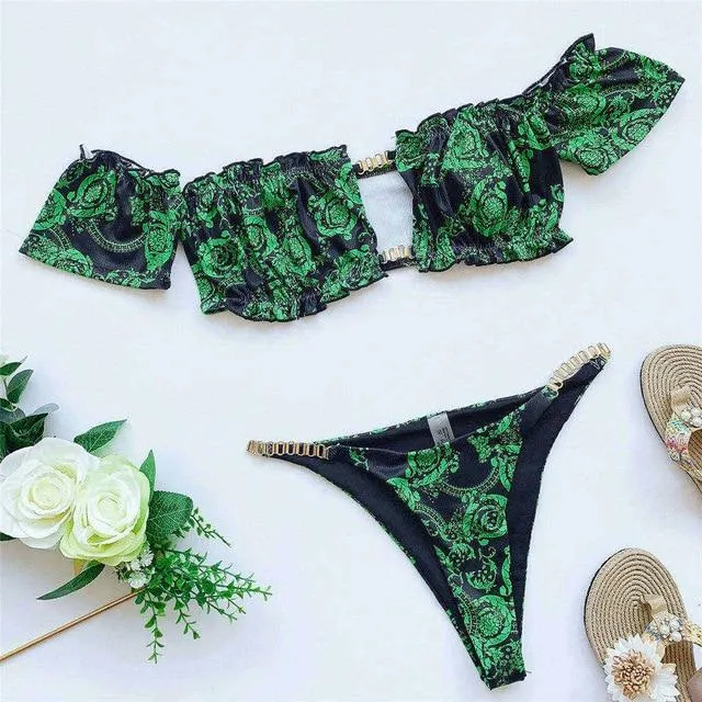 Off Shoulder Frill Vibe Bikini
