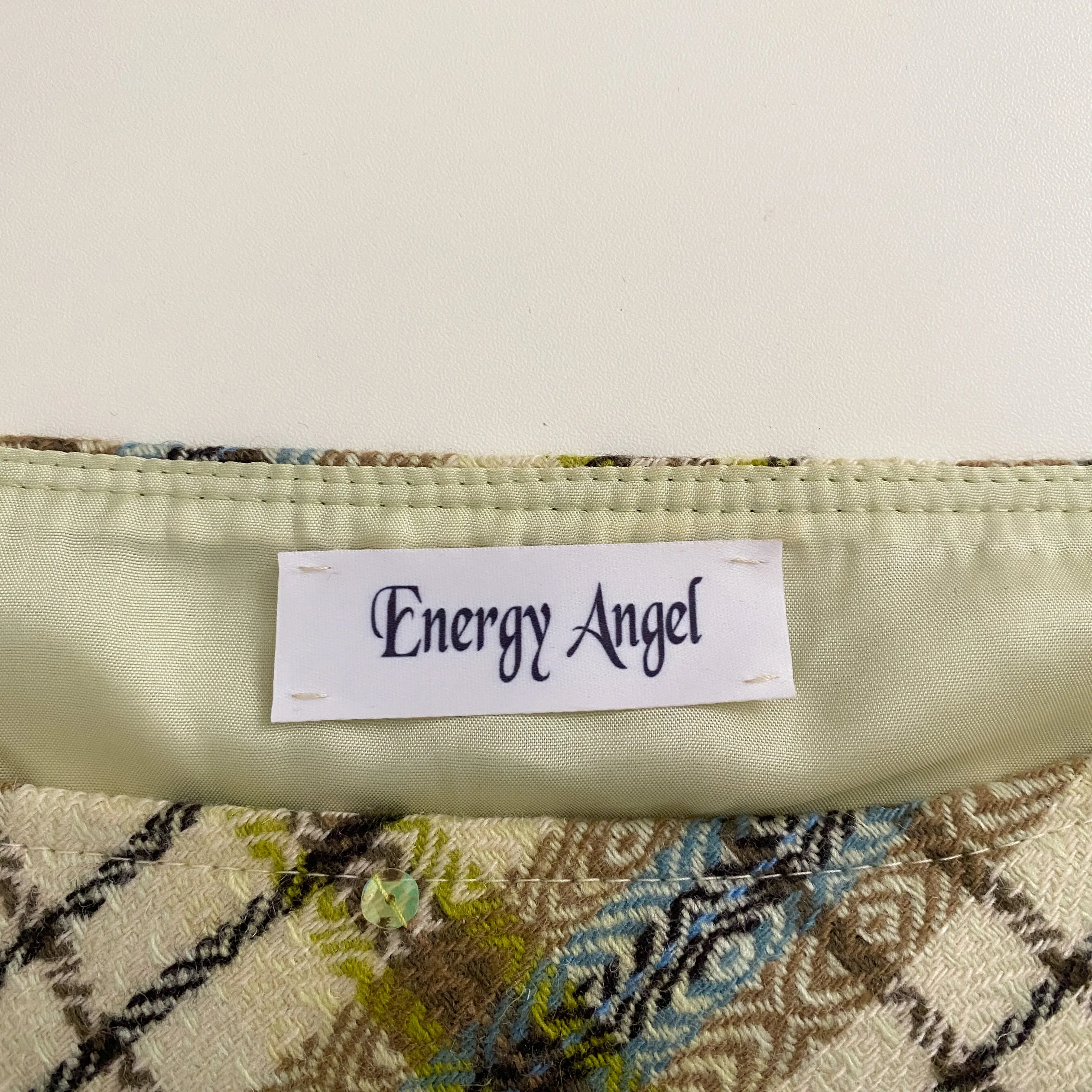 Plaid Sequin Skirt Set (XS)