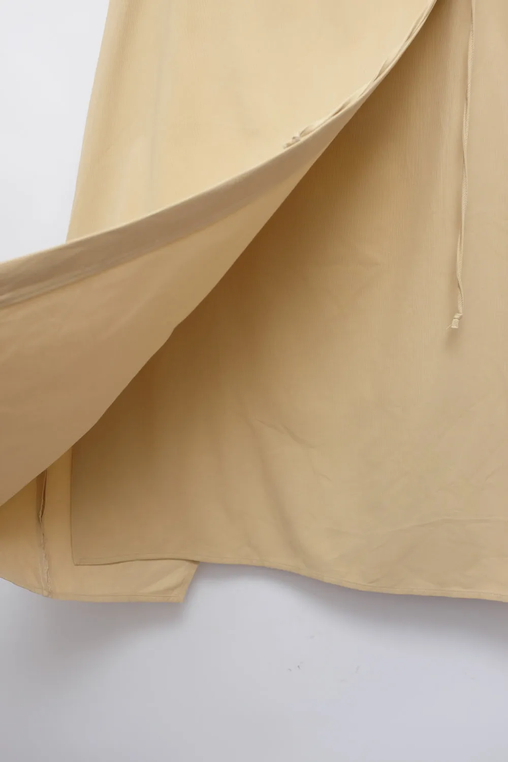 RENÉ LEZARD WRAP COTTON LOW WAIST SKIRT