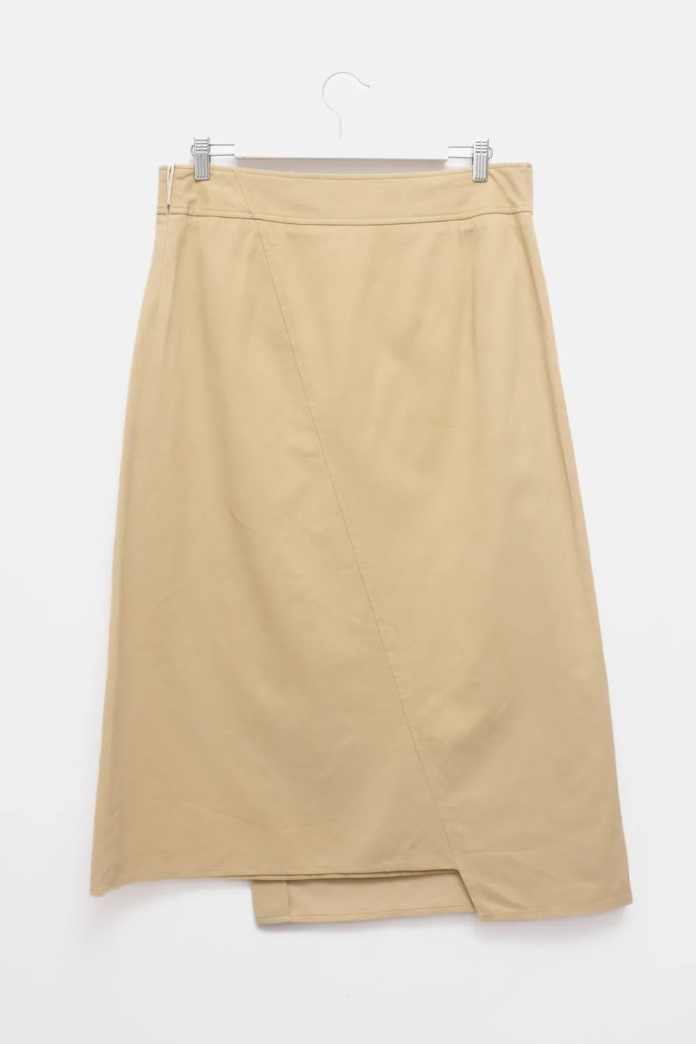 RENÉ LEZARD WRAP COTTON LOW WAIST SKIRT
