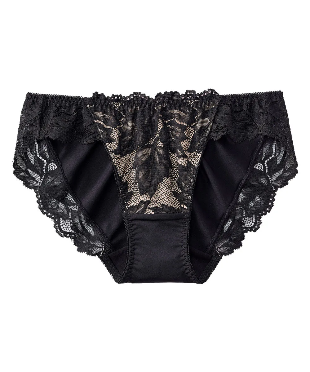 Sexy Bikini Panty with Flower Lace